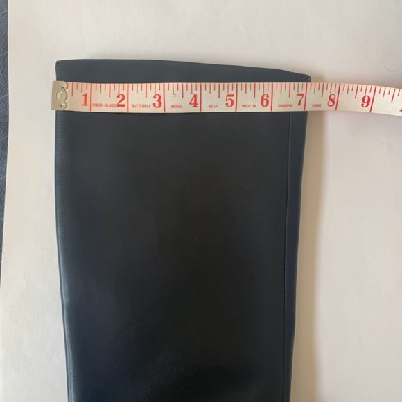 Nine & Co Knee High Black Heeled Boots - Size 6.5 - Picture 4 of 8